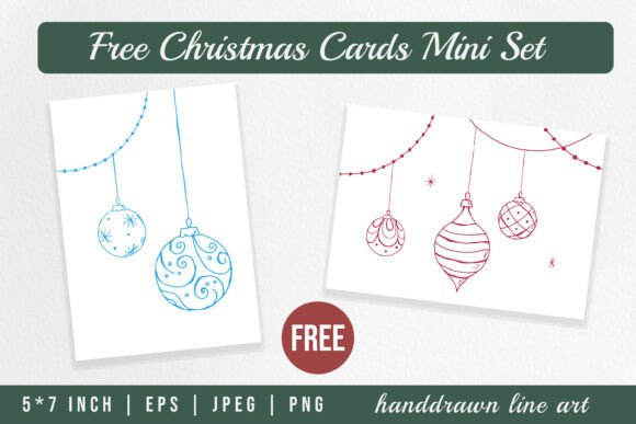 Download Free Christmas Cards Mini Set - Set Collection