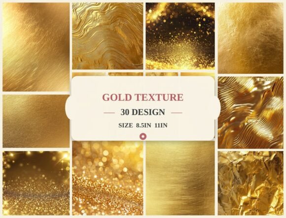 Download Gold Metallic Texture Luxury Foil Paper - Foil Collection