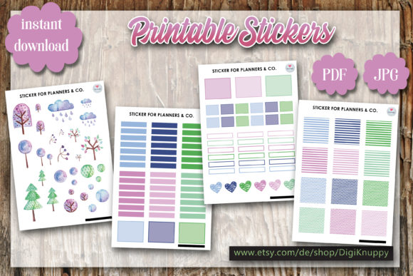 Download Printable Autumn Stickerset - Set Collection