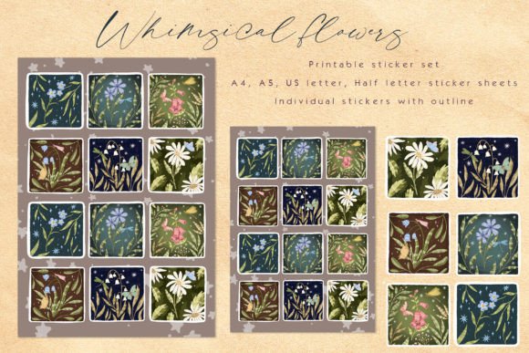 Download Summer Flowers Sticker Set - Set Collection