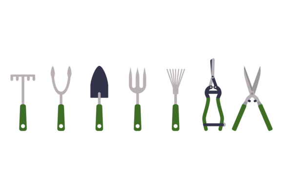 Download Gardening Tools Icon Set. Soil Work Equi - Set Collection