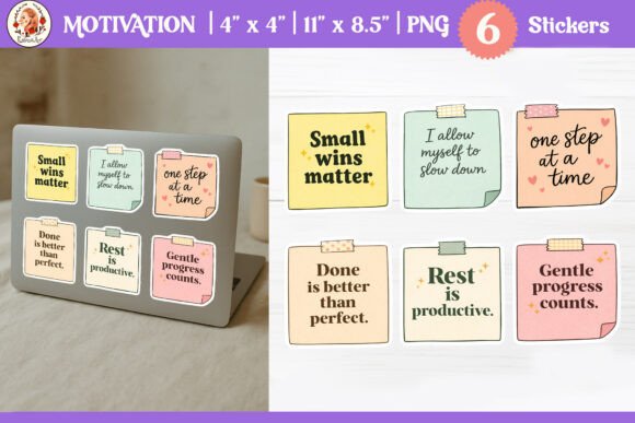 Download Motivation Sticker Set Affirmation - Set Collection